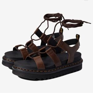 Doc Marten Nartilla Brown Lace Up Sandals